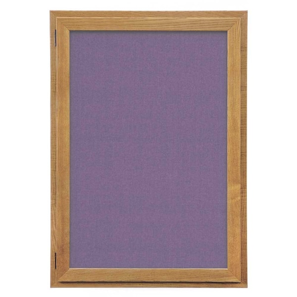 Outdoor Enclosed Combo Board, 72"x36", Black Frame/Blue & Black